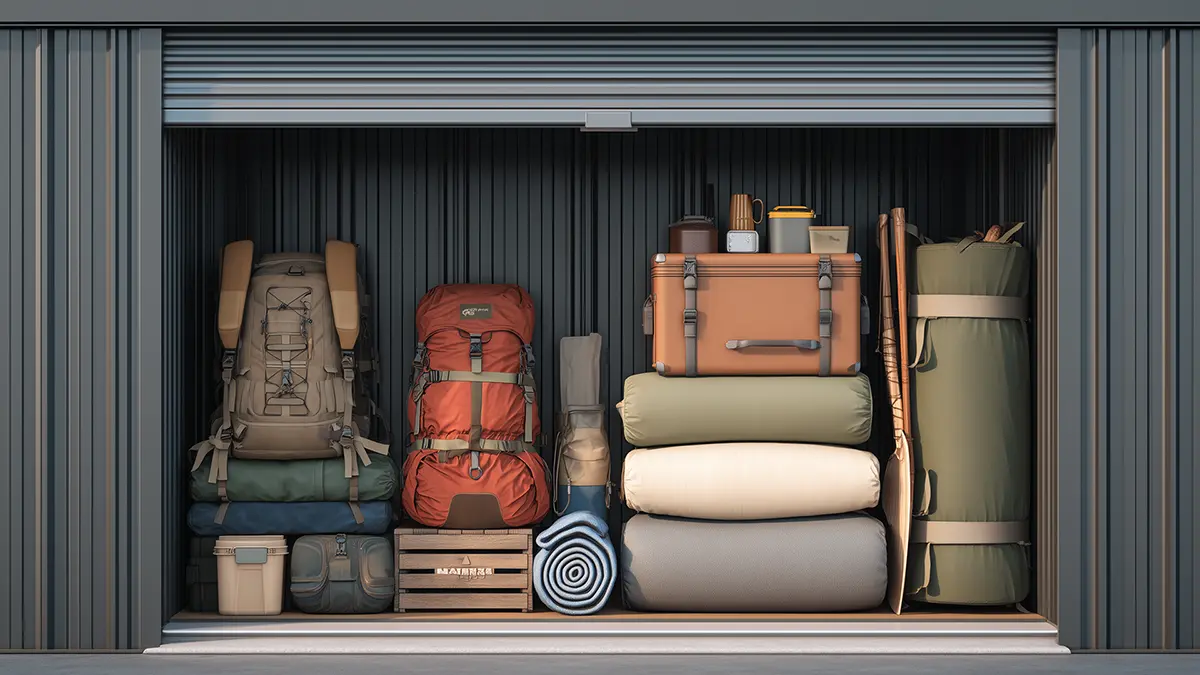 Où stocker son matériel de camping entre deux escapades estivales ?